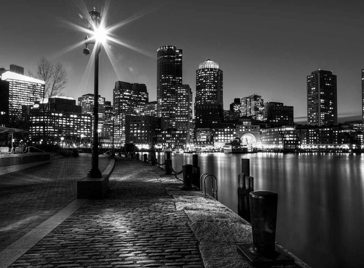 Фотообои De-Art Огни бостона V3-101